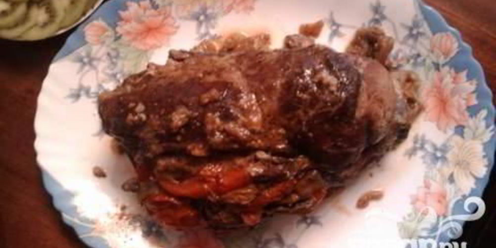 Рецепт свинина с овощами, запеченные в фольге