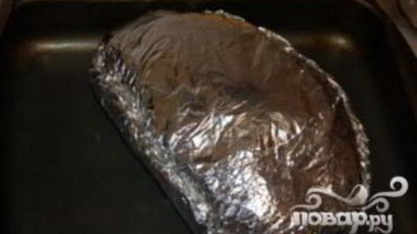 свинина с овощами, запеченные в фольге