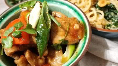 Свинина в кисло-сладком соусе