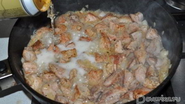 свинина в пиве по-бельгийски