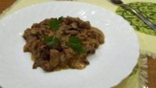 свинина в сметане