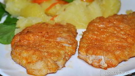 Свиные отбивные по-венгерски
