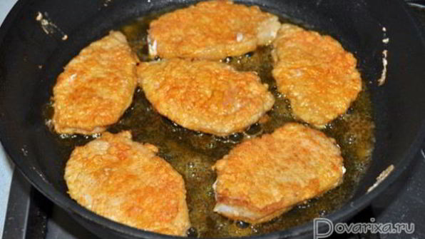 свиные отбивные по-венгерски