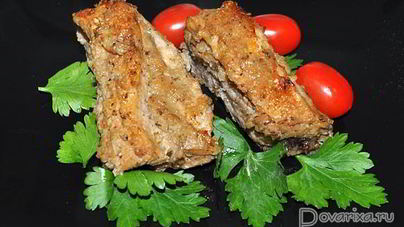 Свиные ребрышки в луковом маринаде