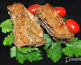 Свиные ребрышки в луковом маринаде