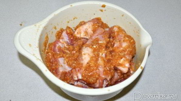 свиные ребрышки в луковом маринаде