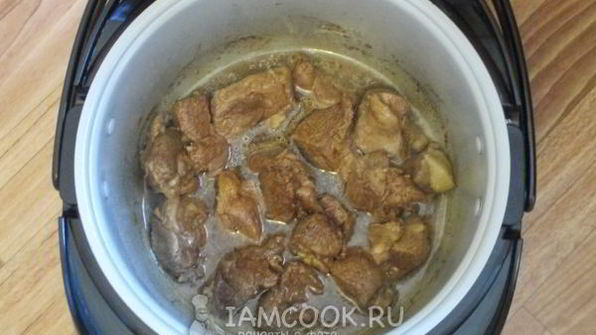 тушеная баранина с картошкой в мультиварке