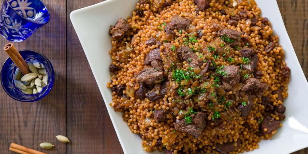 Рецепт тушеная баранина с кускусом