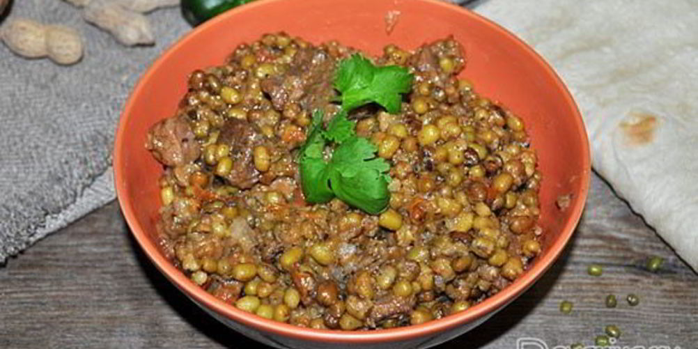 Рецепт тушеная баранина с машем