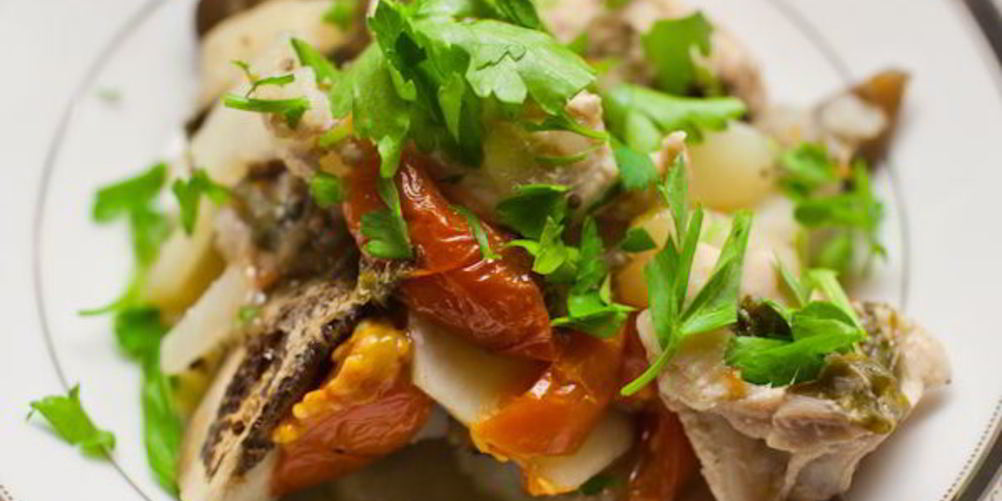 Рецепт тушеная курица с овощами