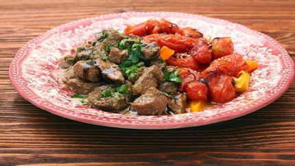 Тушеная телятина