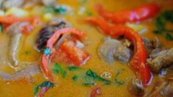 утка карри по-тайски