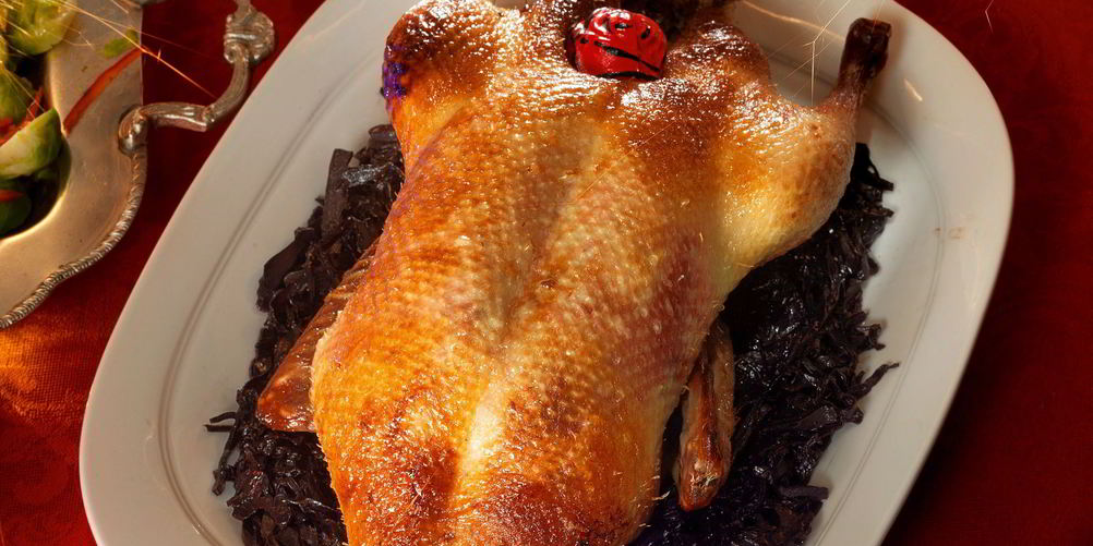 Рецепт утка с красной капустой