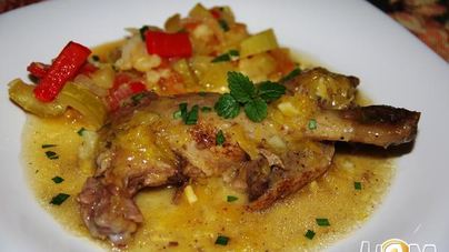 Утка в апельсиновом соусе