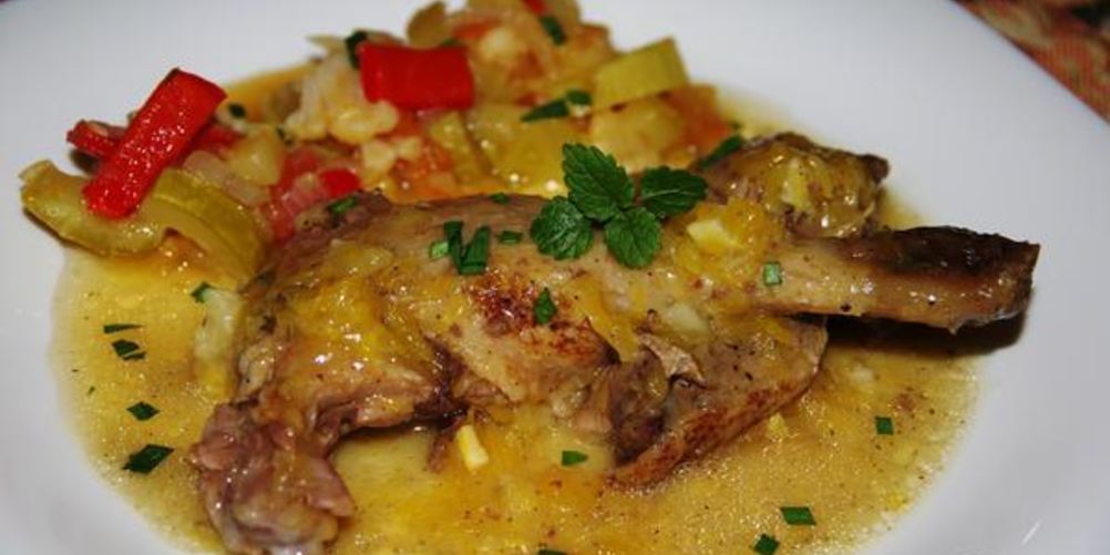 Рецепт утка в апельсиновом соусе