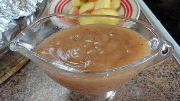 утка в яблочно-апельсиновом соусе