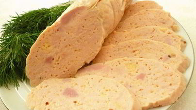 Вареная куриная колбаска