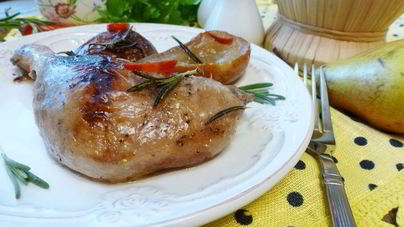 Запеченные утиные ножки Дюшес