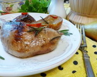 Запеченные утиные ножки Дюшес