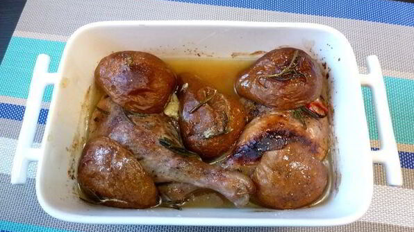 запеченные утиные ножки дюшес