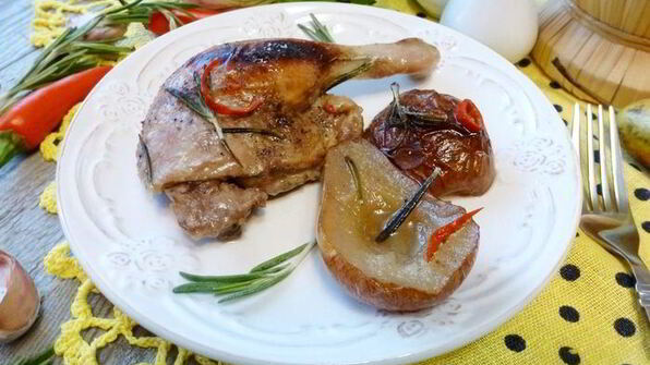 запеченные утиные ножки дюшес