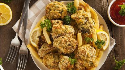 Жареные бараньи яйца