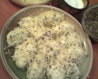 Ньокки с базиликом