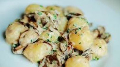 Ньокки с грибами в сливочном соусе