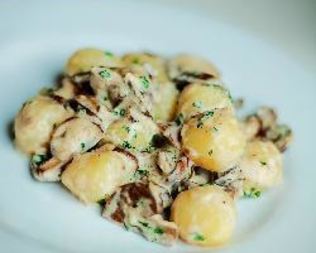 Ньокки с грибами в сливочном соусе
