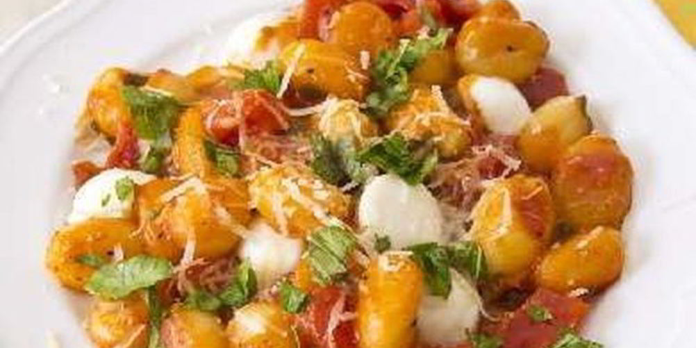Рецепт ньокки с овощным соусом