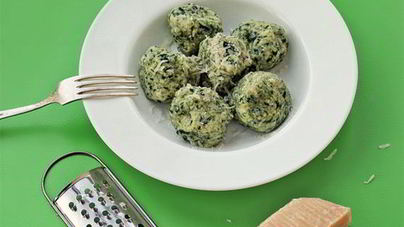 Ньокки со шпинатом