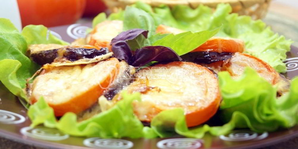 Рецепт баклажаны с помидорами и сыром меладжо