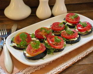 Баклажаны с помидорами