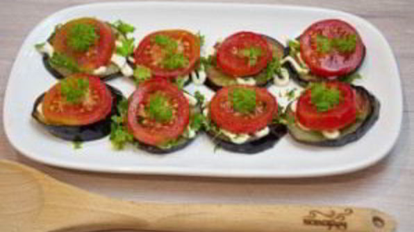 баклажаны с помидорами