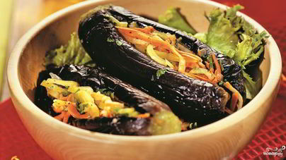 Баклажаны соленые фаршированные