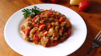 Баклажаны тушеные в мультиварке