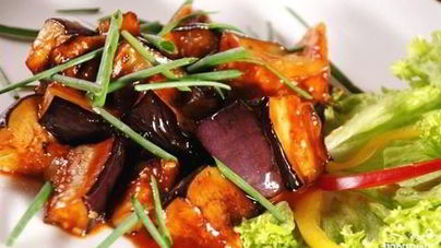 Баклажаны в кисло-сладком соусе