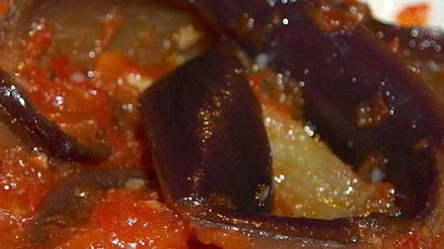 Баклажаны в остром соусе