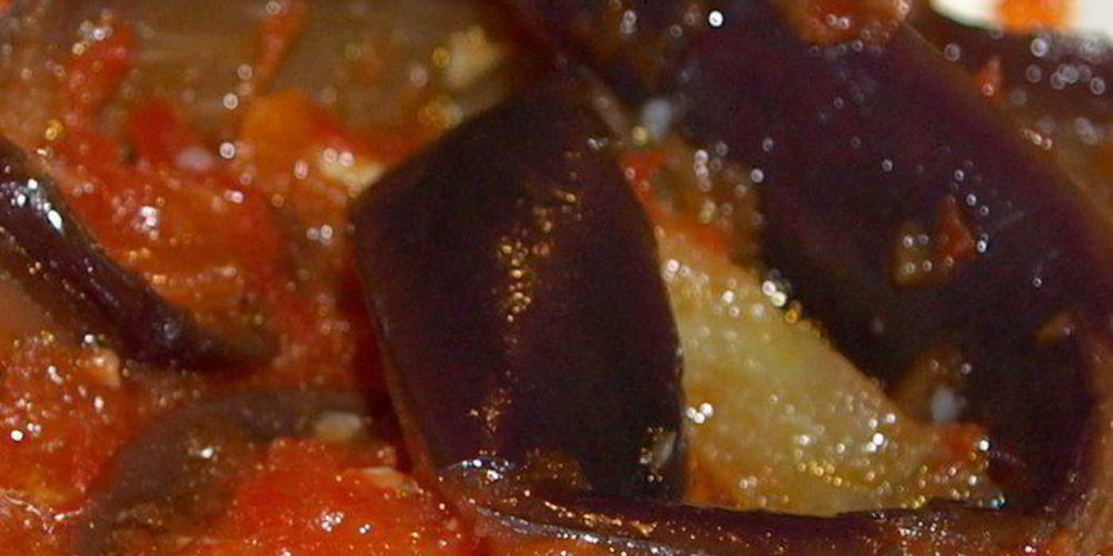 Рецепт баклажаны в остром соусе