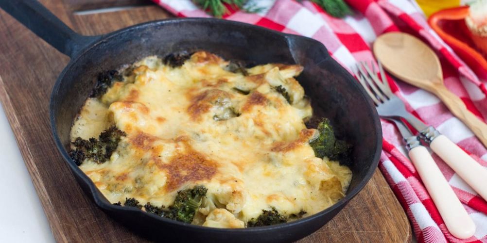 Рецепт брокколи и цветная капуста в духовке