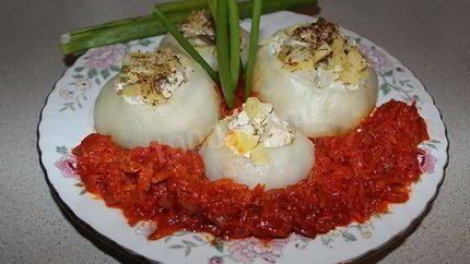 Фаршированный лук