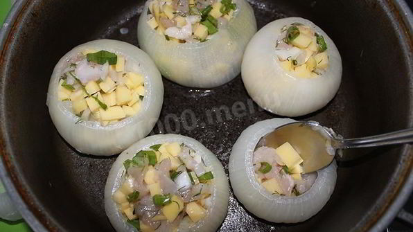 фаршированный лук