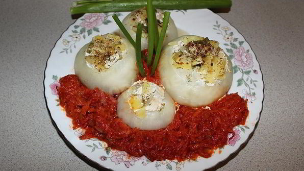 фаршированный лук
