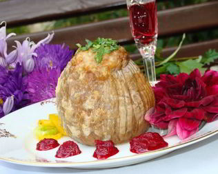 Фаршированные баклажанные бочонки