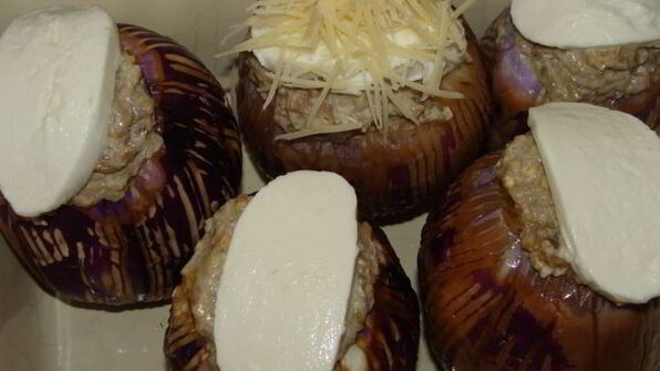 фаршированные баклажанные бочонки