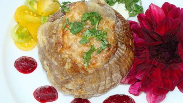 фаршированные баклажанные бочонки