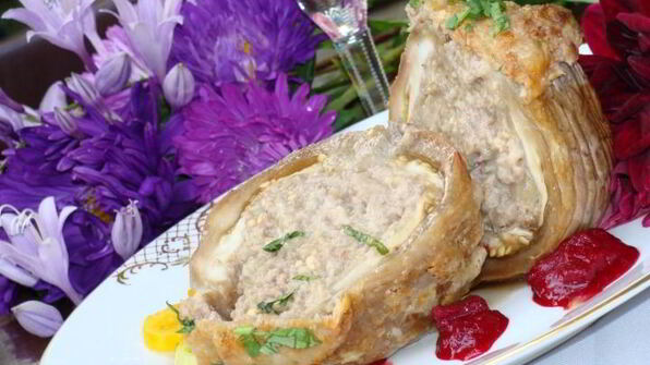 фаршированные баклажанные бочонки