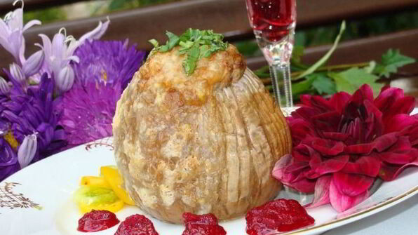 фаршированные баклажанные бочонки