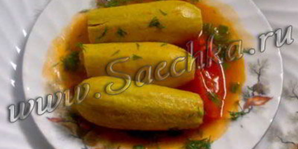 Рецепт фаршированные кабачки