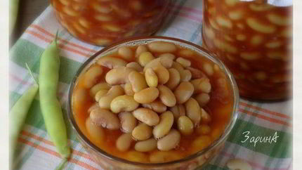 Фасоль в томатном соусе